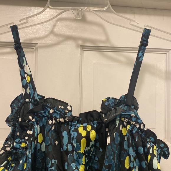 GUC Torrid Size 1 Ruffle Peplum Cami Top - Picture 5 of 5